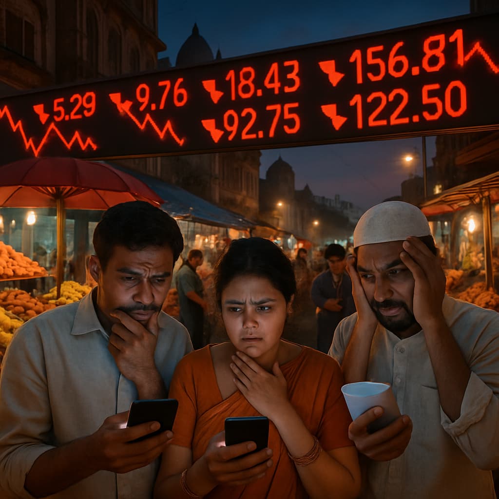 Sensex Sinks Over 950 Points and Nifty Breaks Below 23,000 as Brent Tops $106 on Hormuz Deadlock